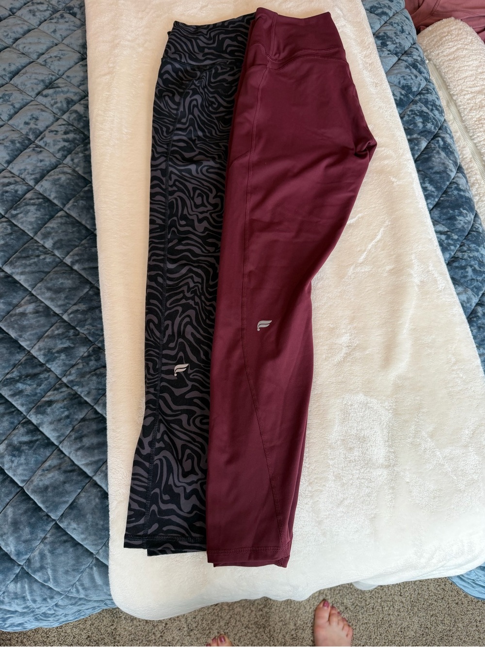 Lot of 2 Women’s Fabletics High-Rise 7/8 Leggings - L